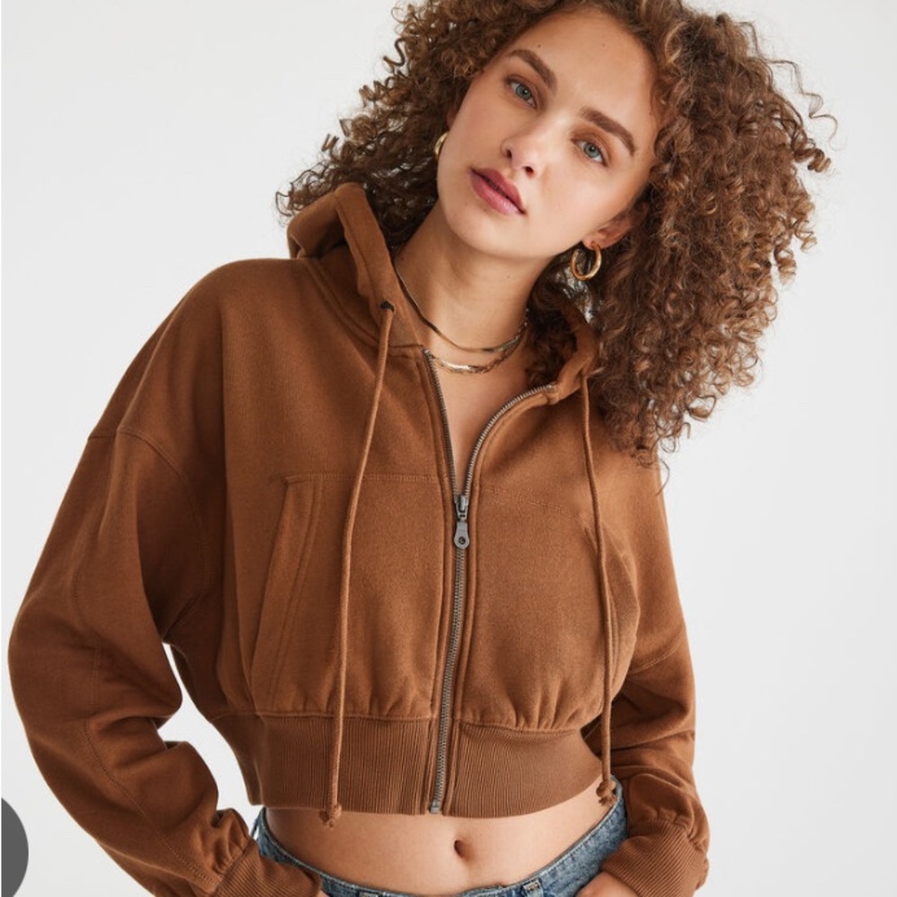 Brown Aeropostale hoodie